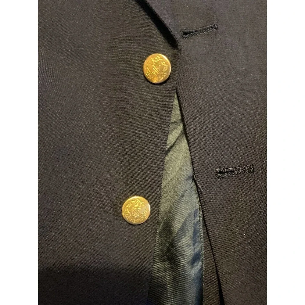 VTG HART SCHAFFNER MARX Made in USA Men's Blue Sports coat Blazer Jacket 40L